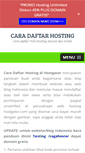 Mobile Screenshot of caradaftarhosting.com